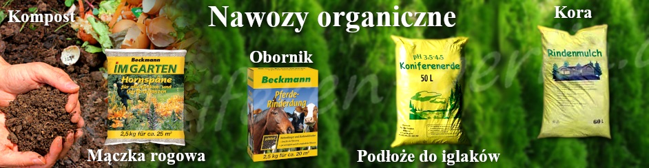 Nawozy organiczne mączka rogowa kompost obornik koński i bydlęcy Heckenpflanzen Mencel
