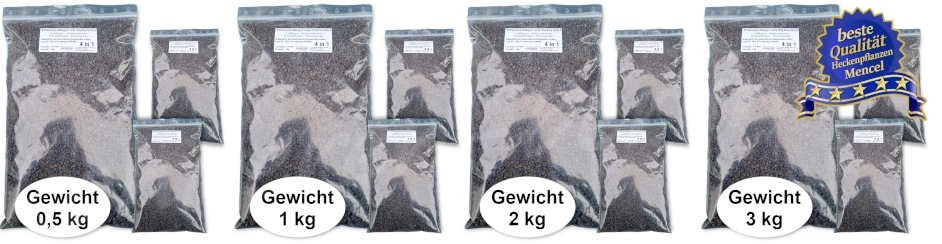 Pflanzendünger mit Mykorrhiza 4x1, szczepienie mikoryzowe Pflanzendünger mit Mykorrhiza Mykorrhiza Impfung